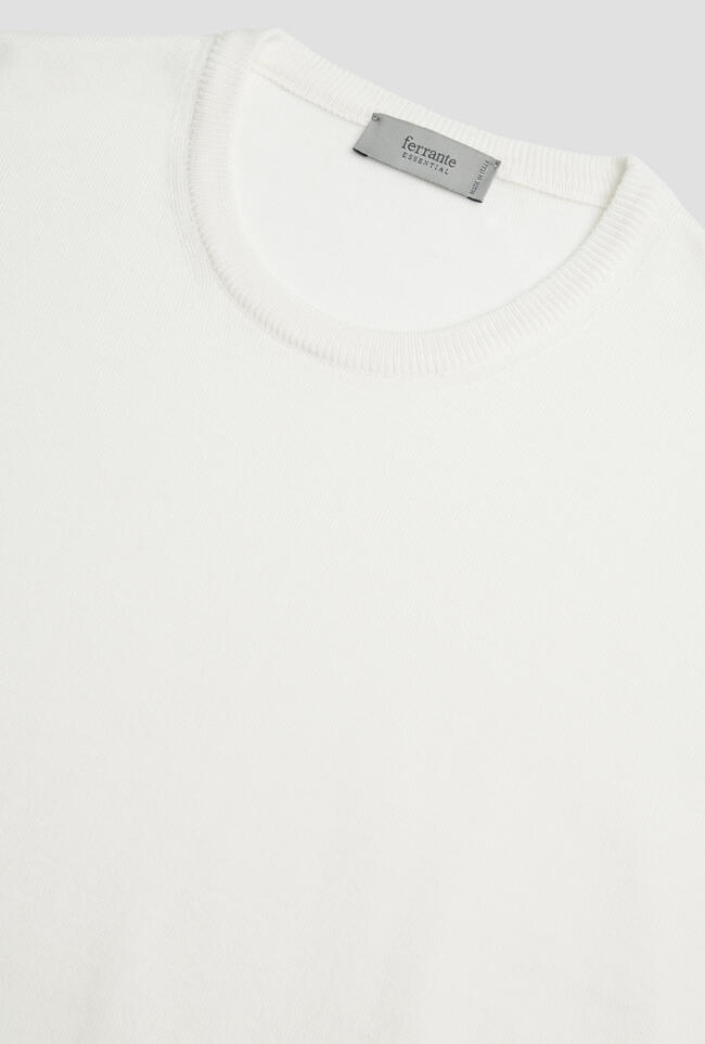 Worsted wool crew-neck ESSENTIAL - Ferrante | img vers.1300x/
