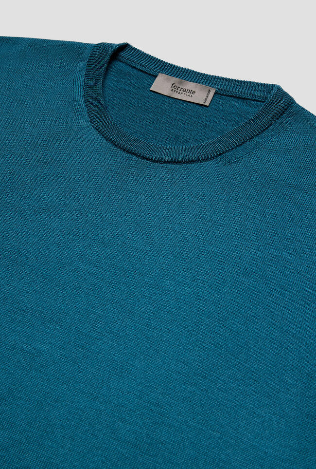 Worsted wool crew-neck ESSENTIAL - Ferrante | img vers.1300x/