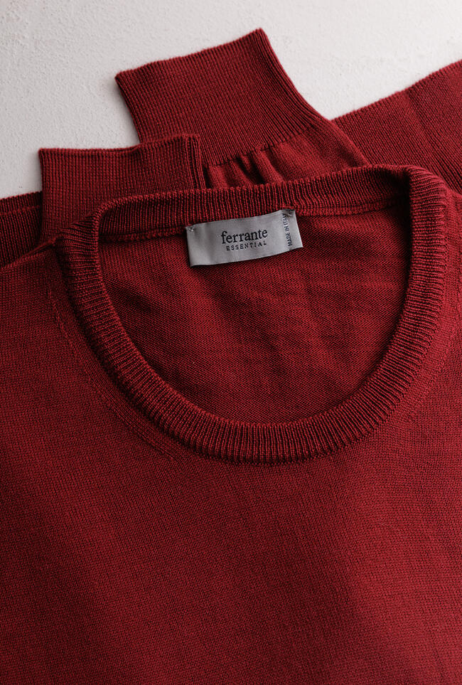 Girocollo in lana pettinata ESSENTIAL - Ferrante | img vers.1300x/