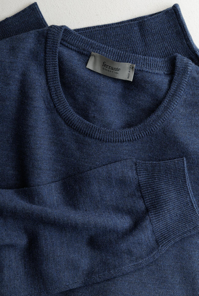 Girocollo in lana pettinata ESSENTIAL - Ferrante | img vers.1300x/