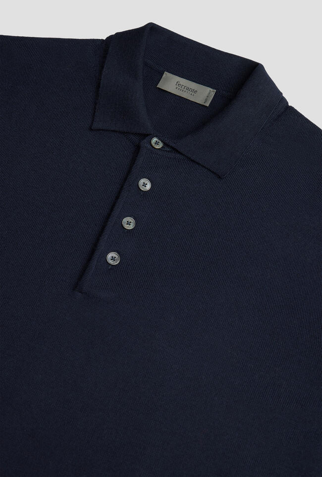Polo in pura lana pettinata ESSENTIAL - Ferrante | img vers.1300x/