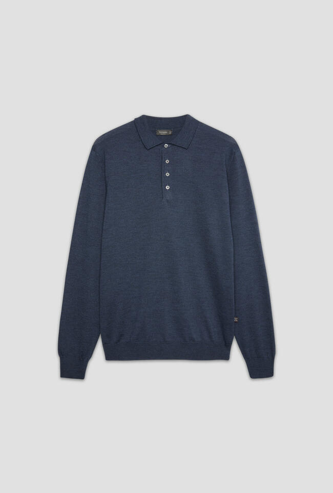Polo in pura lana pettinata ESSENTIAL - Ferrante | img vers.1300x/