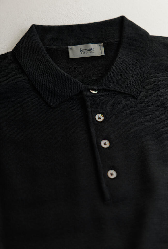 Polo in pura lana pettinata ESSENTIAL - Ferrante | img vers.1300x/