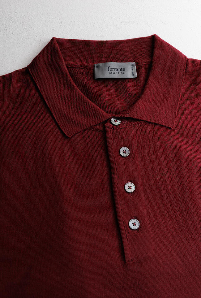 Polo in pura lana pettinata ESSENTIAL - Ferrante | img vers.1300x/