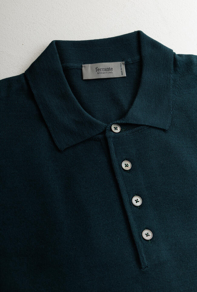 Polo in pura lana pettinata ESSENTIAL - Ferrante | img vers.1300x/
