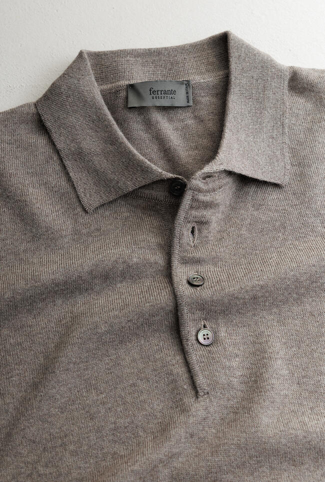 Polo in pura lana pettinata ESSENTIAL - Ferrante | img vers.1300x/