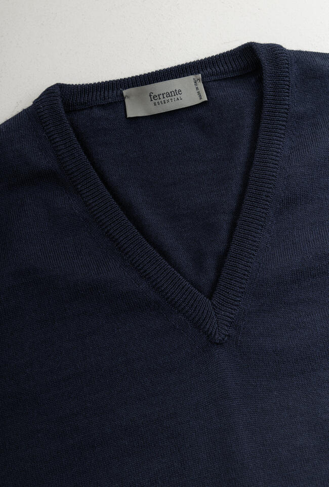Gilet in lana pettinata ESSENTIAL - Ferrante | img vers.1300x/