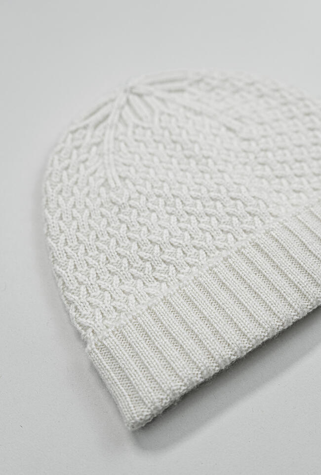 Cappello in puro cashmere lavorato LUXURY - Ferrante | img vers.1300x/
