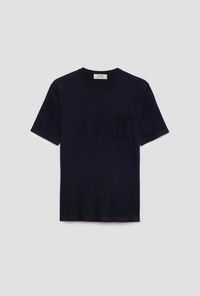 Maglia in cotone organico ROYAL RED - Ferrante | img vers.1300x/