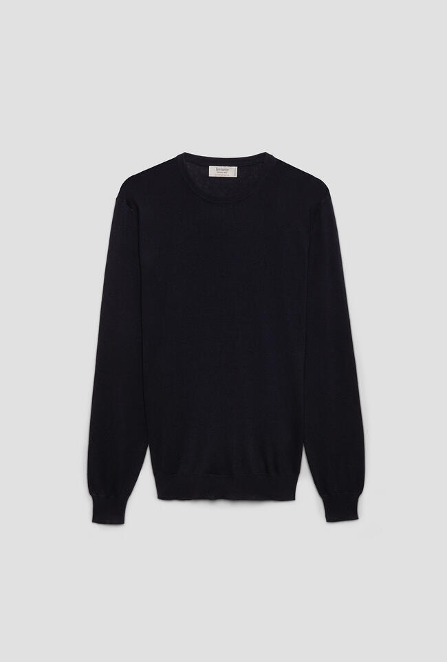 Maglia in seta e cotone ROYAL RED - Ferrante | img vers.1300x/