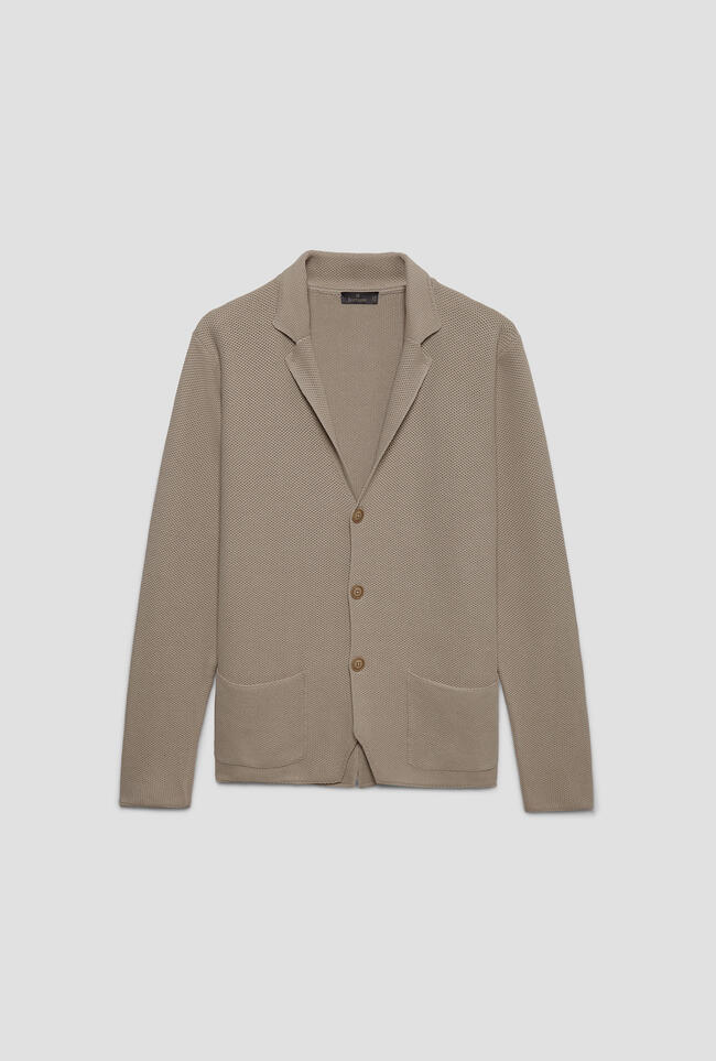 Giacca in maglia con lavorazione MAIN - Ferrante | img vers.1300x/