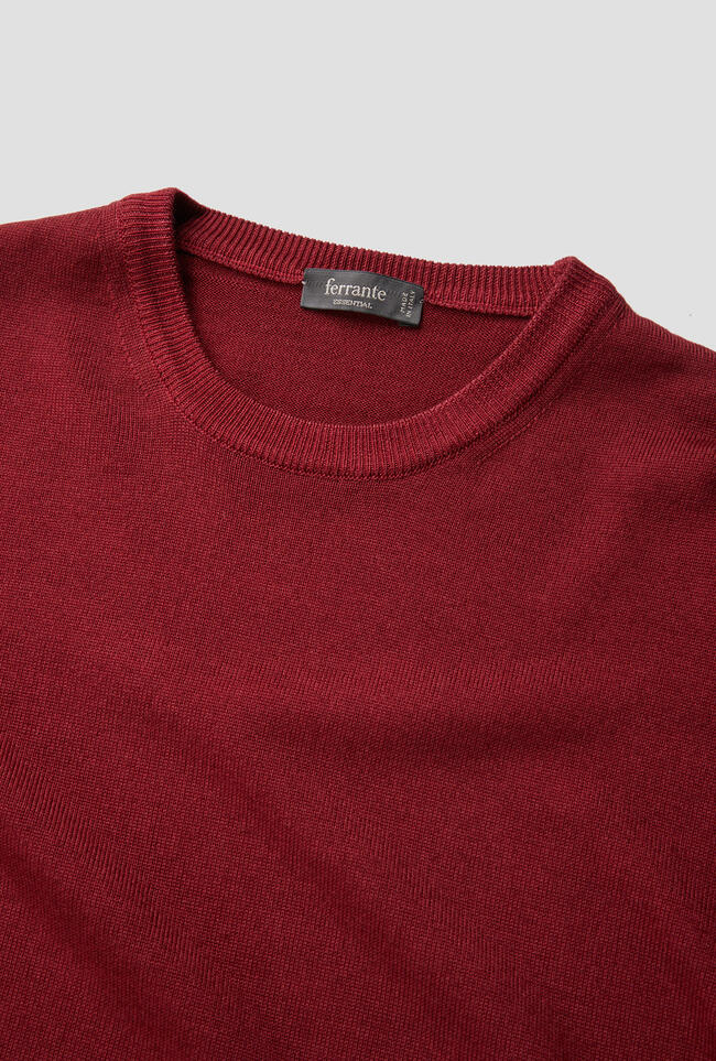 Girocollo tinto in capo ESSENTIAL - Ferrante | img vers.1300x/