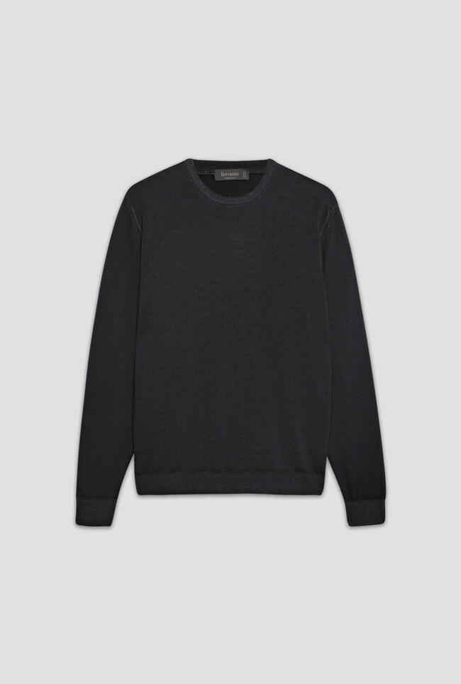 Girocollo tinto in capo ESSENTIAL - Ferrante | img vers.1300x/