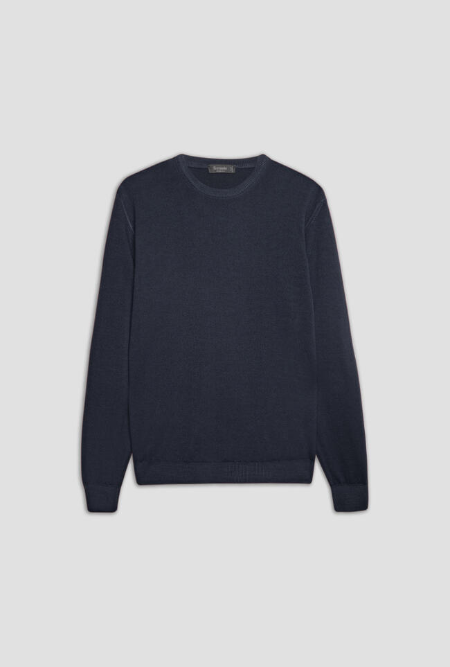 Girocollo tinto in capo ESSENTIAL - Ferrante | img vers.1300x/
