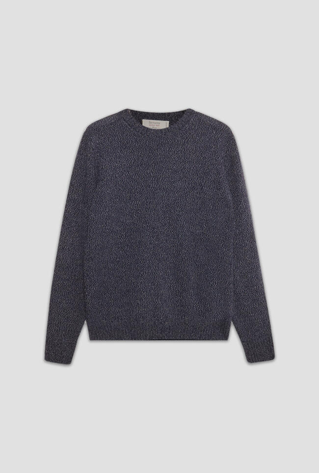 Girocollo moulinè in misto cashmere ROYAL RED - Ferrante | img vers.1300x/