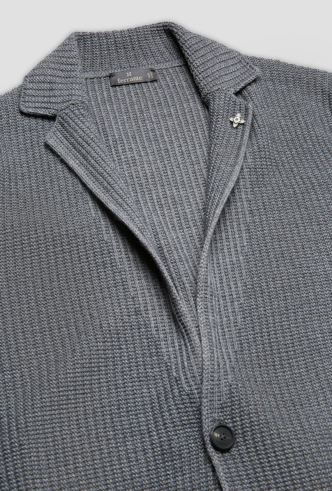 Giacca in maglia inglese a due fili MAIN - Ferrante | img vers.1300x/