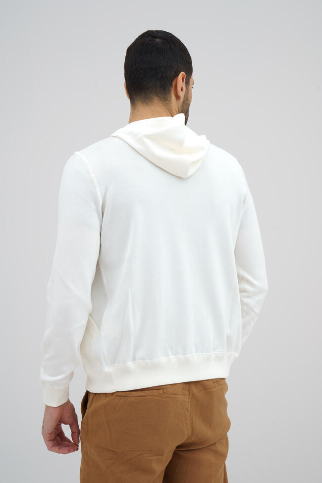 Felpa in maglia in cotone organico ROYAL RED - Ferrante | img vers.1300x/