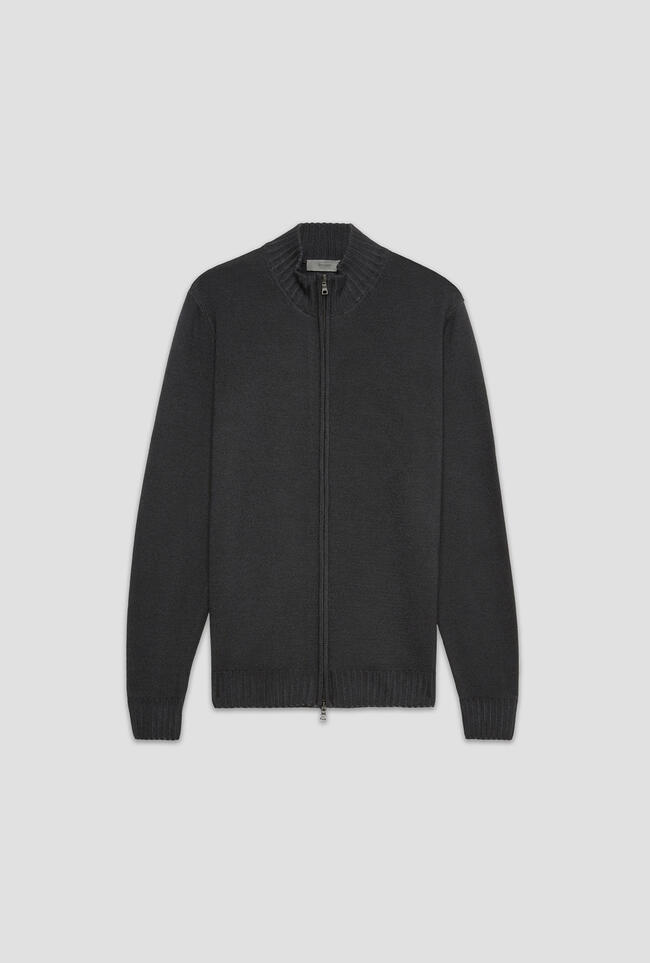 Full zip tinto in capo ESSENTIAL - Ferrante | img vers.1300x/