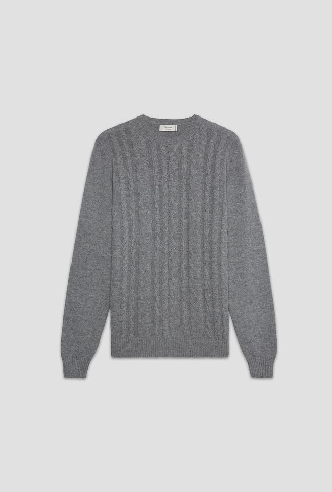 Maglia a trecce in misto cashmere ROYAL RED - Ferrante | img vers.1300x/