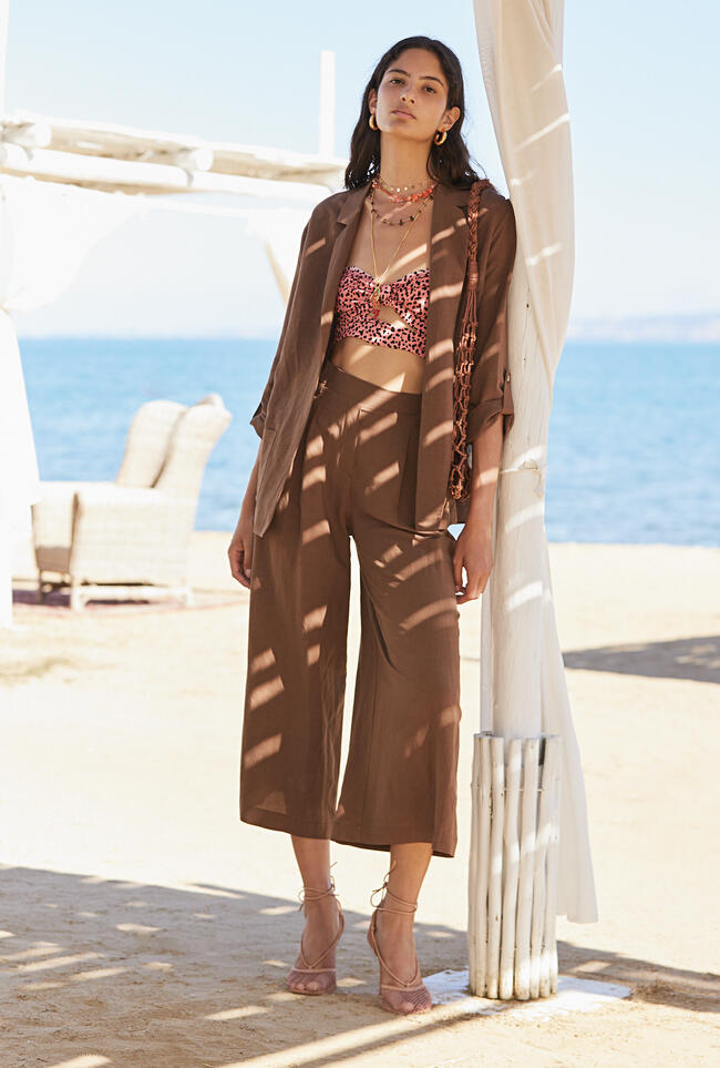 Pantalone in misto lino MAIN - Ferrante | img vers.1300x/