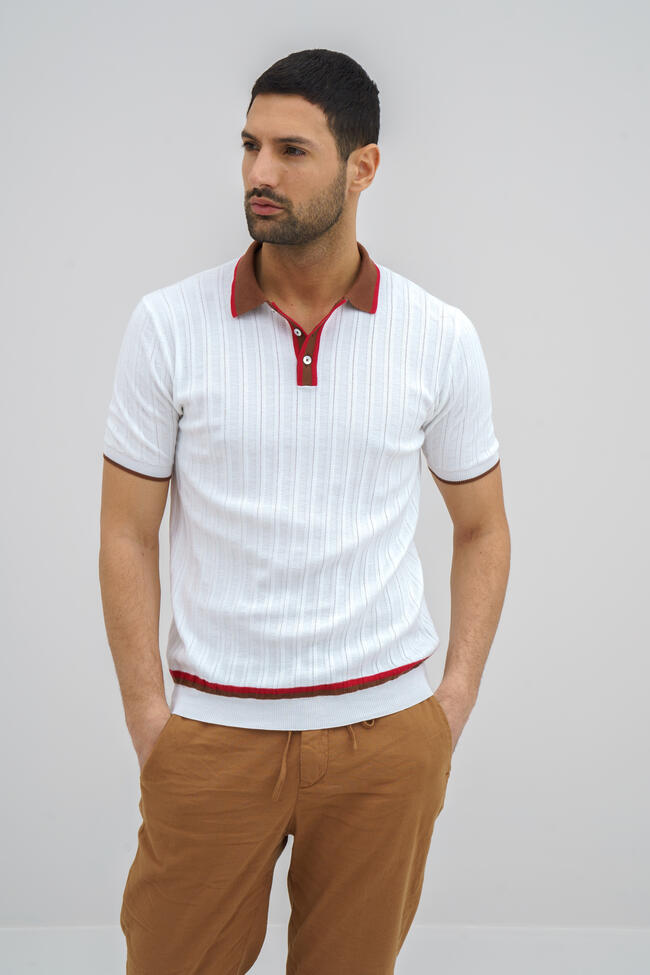 Polo a coste con contrasti MAIN - Ferrante | img vers.1300x/