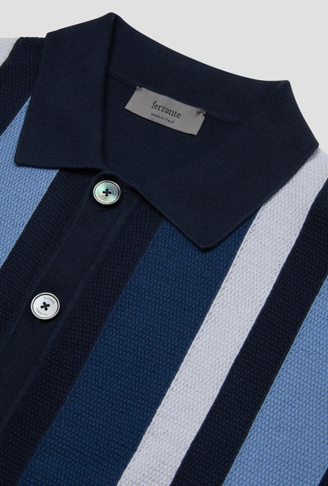Polo shirt intarsia MAIN - Ferrante | img vers.1300x/