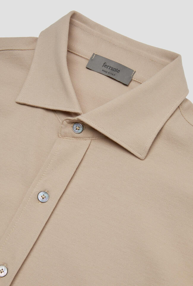 Camicia in piquet elastico ESSENTIAL - Ferrante | img vers.1300x/