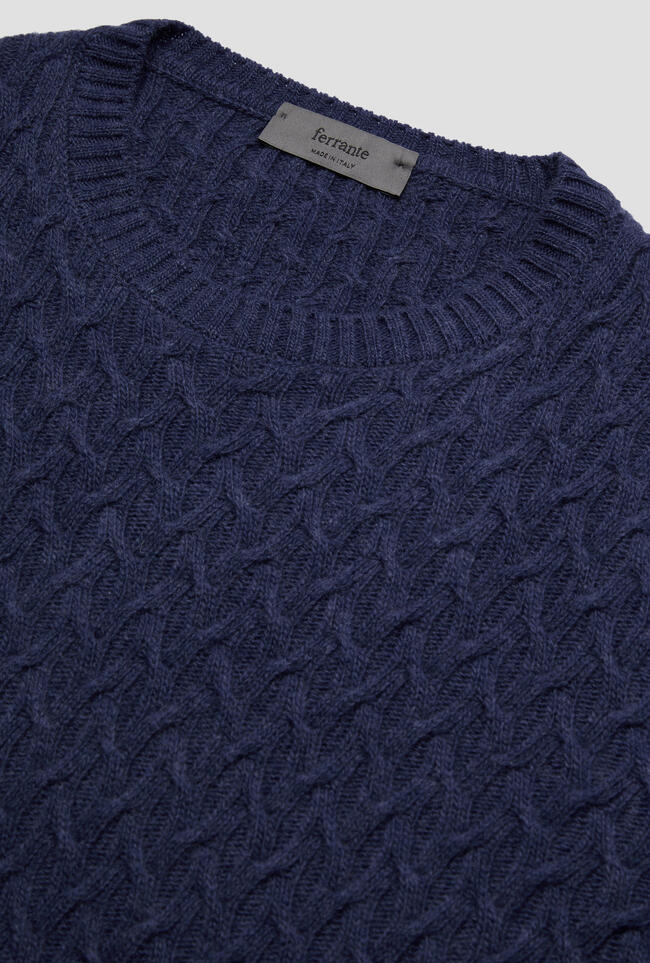 Maglia con lavorazione intreccio MAIN - Ferrante | img vers.1300x/