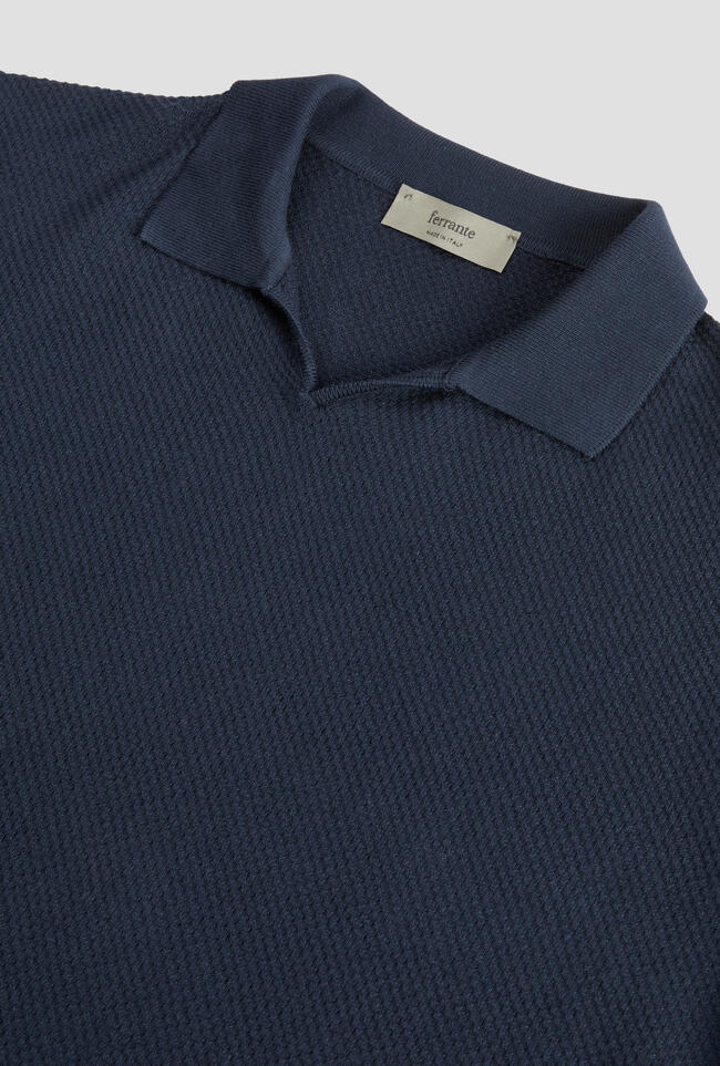 Buttonless polo shirt with workmanship MAIN - Ferrante | img vers.1300x/
