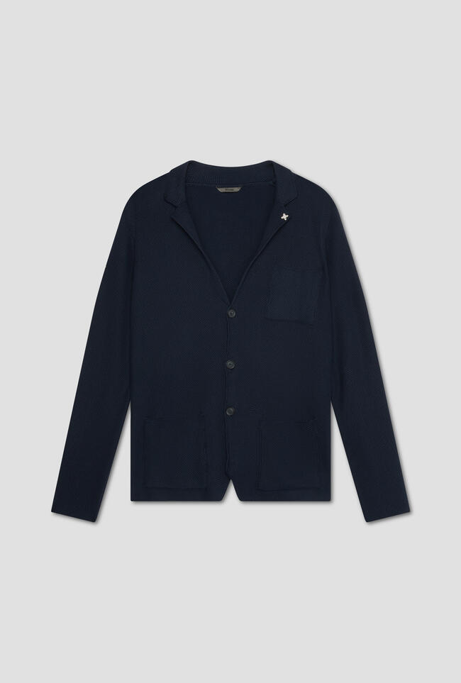Knitted jacket with workmanship MAIN - Ferrante | img vers.1300x/