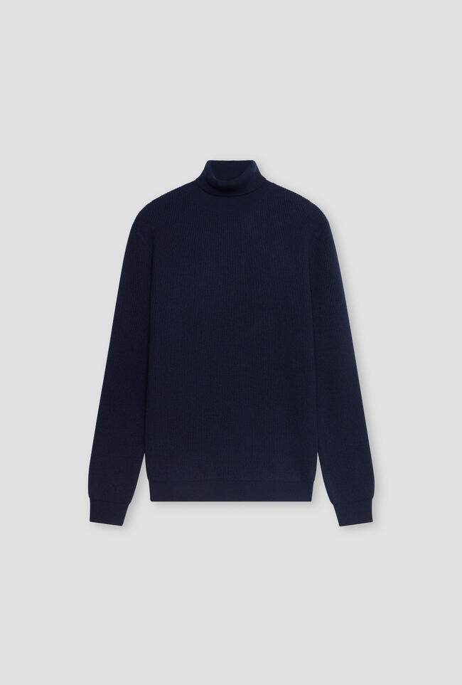 Dolcevita in maglia inglese lana e cashmere ROYAL RED - Ferrante | img vers.1300x/