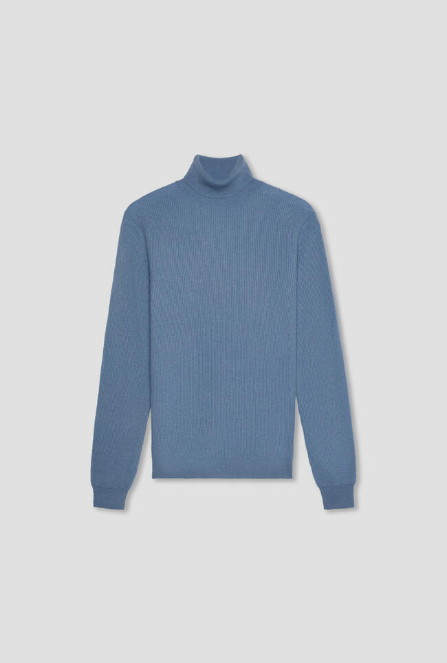 Dolcevita in maglia inglese lana e cashmere ROYAL RED - Ferrante | img vers.1300x/