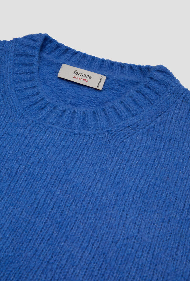 Girocollo in cashmere malfilè ROYAL RED - Ferrante | img vers.1300x/