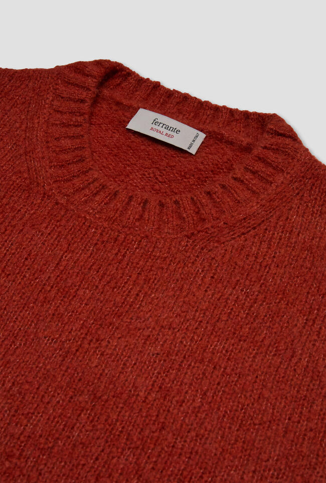 Girocollo in cashmere malfilè ROYAL RED - Ferrante | img vers.1300x/