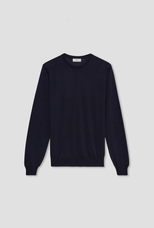 Ultralight wool crew neck ROYAL RED - Ferrante | img vers.1300x/
