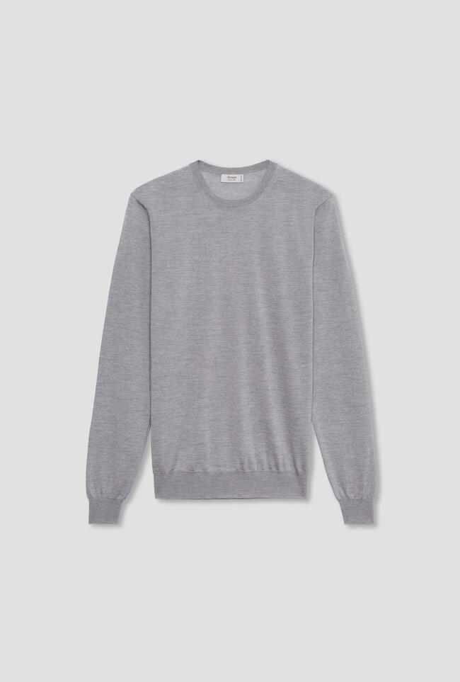 Ultralight wool crew neck ROYAL RED - Ferrante | img vers.1300x/
