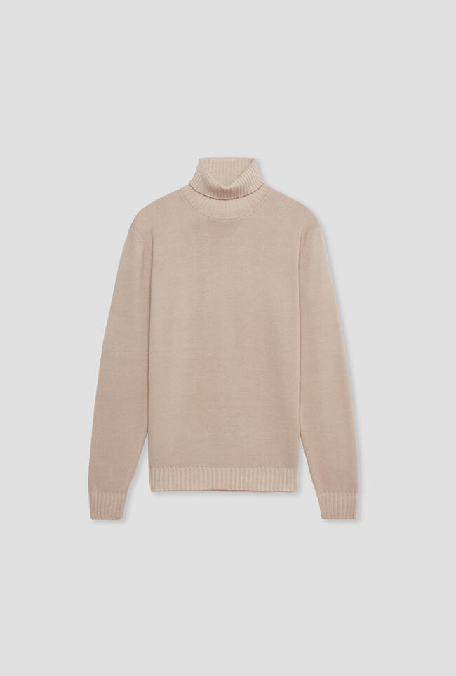 Garment-dyed wool turtleneck ESSENTIAL - Ferrante | img vers.1300x/