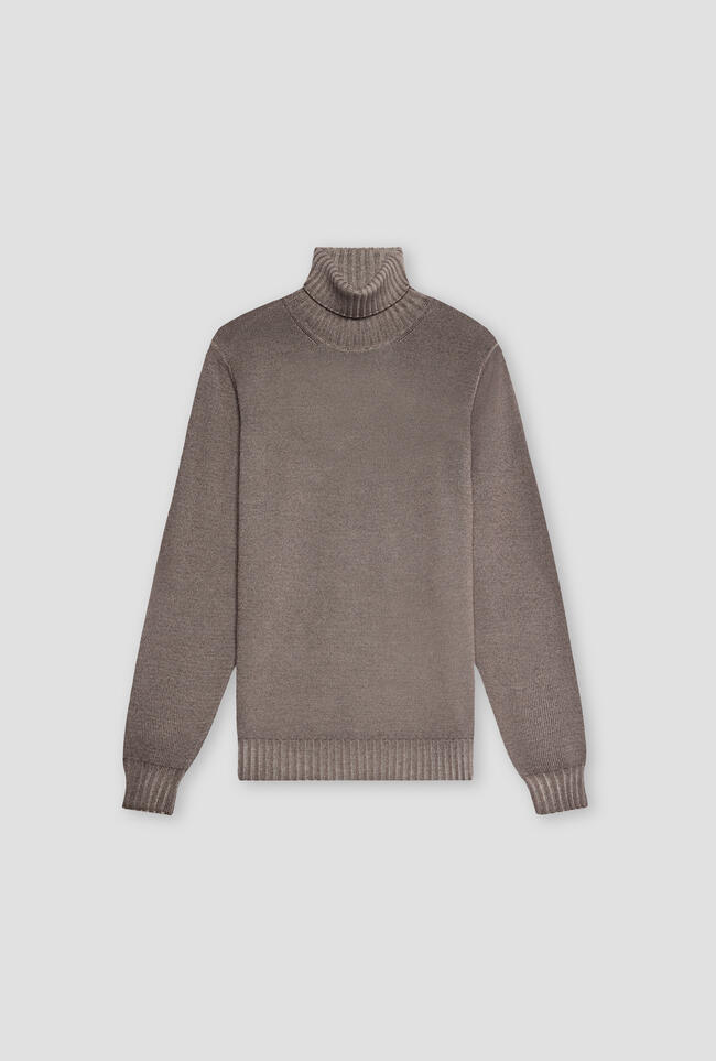 Garment-dyed wool turtleneck ESSENTIAL - Ferrante | img vers.1300x/