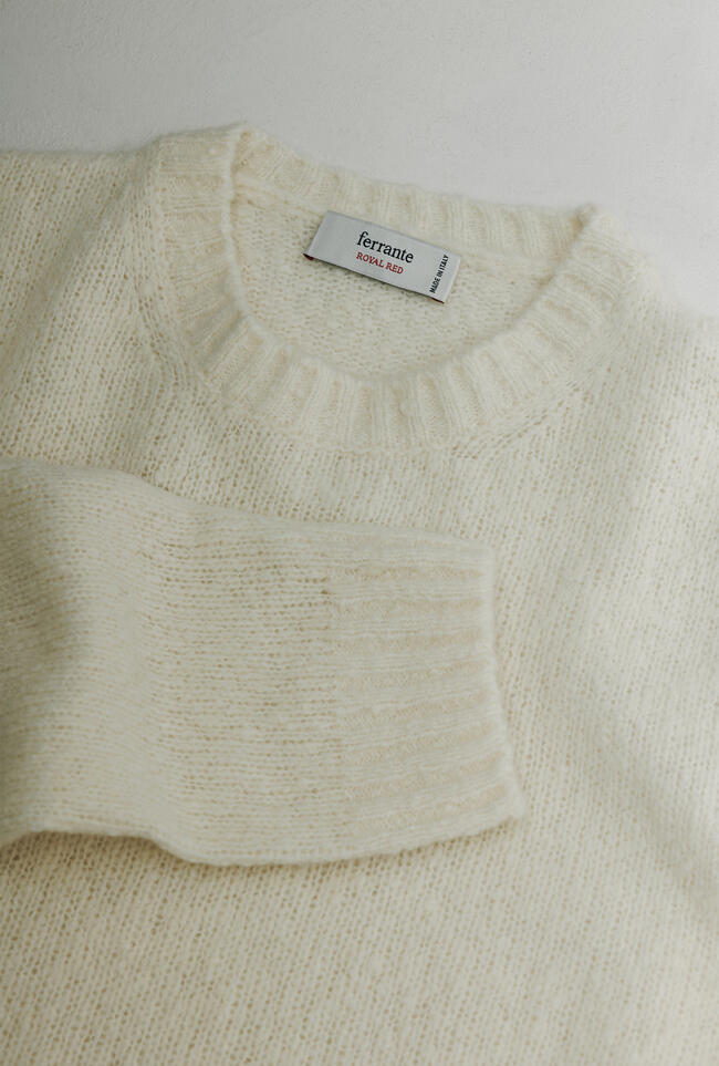 Malfilé cashmere crew neck ROYAL RED - Ferrante | img vers.1300x/