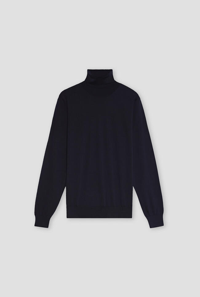 Ultralight wool turtleneck ROYAL RED - Ferrante | img vers.1300x/