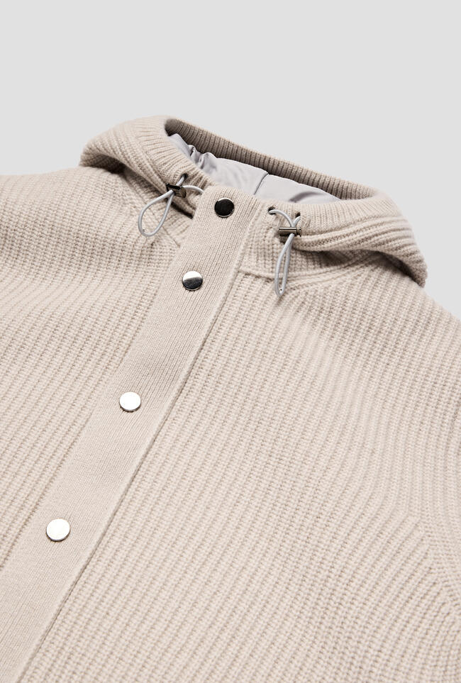 Padded knitted jacket ROYAL RED - Ferrante | img vers.1300x/
