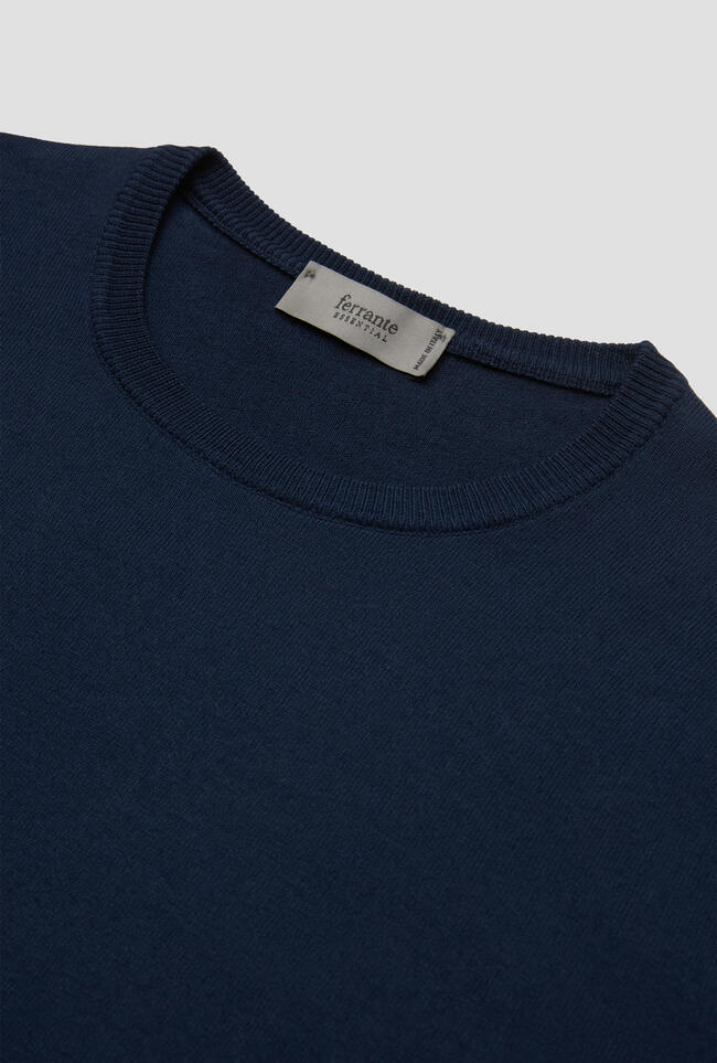 Girocollo in puro cotone ESSENTIAL - Ferrante | img vers.1300x/