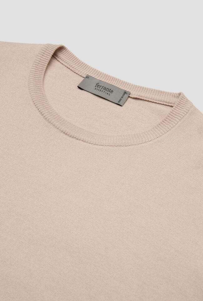 Girocollo in puro cotone ESSENTIAL - Ferrante | img vers.1300x/