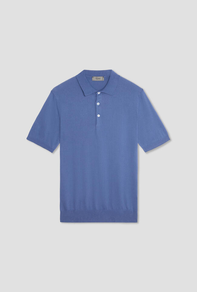 Polo tinta in puro cotone ESSENTIAL - Ferrante | img vers.1300x/