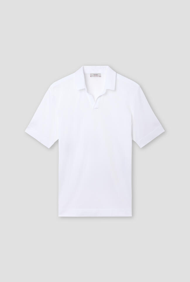 Buttonless jersey polo ROYAL RED - Ferrante | img vers.1300x/