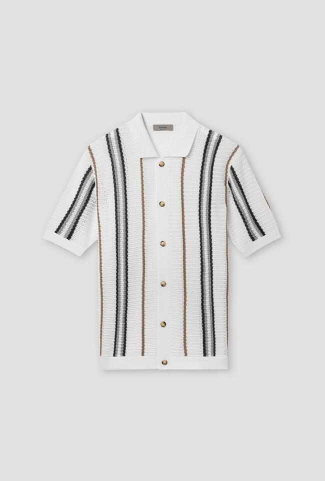 Pure cotton patterned shirt MAIN - Ferrante | img vers.1300x/