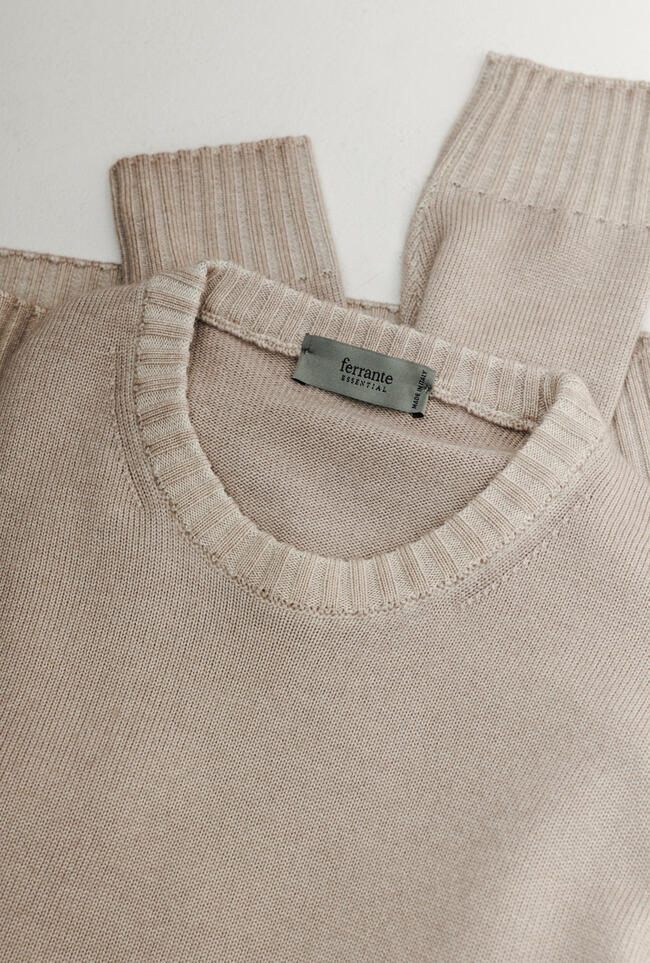 Girocollo in pura lana ESSENTIAL - Ferrante | img vers.1300x/