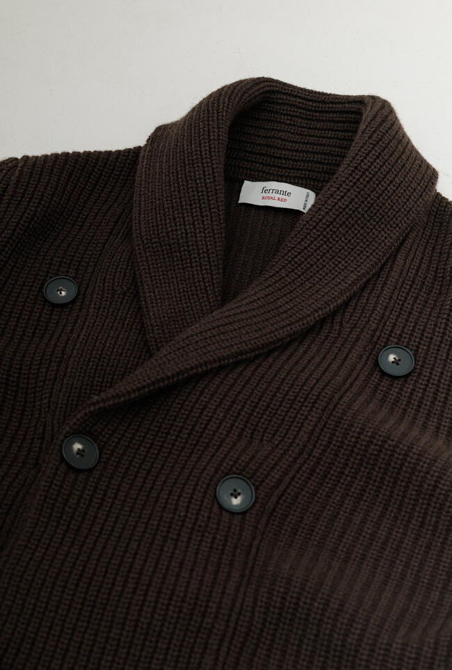 Giacca doppiopetto in lana e cashmere ROYAL RED - Ferrante | img vers.1300x/