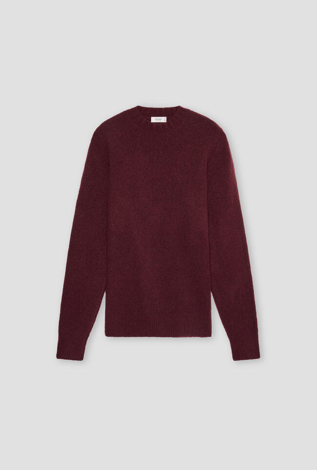 Girocollo bouclè in misto cashmere ROYAL RED - Ferrante | img vers.1300x/