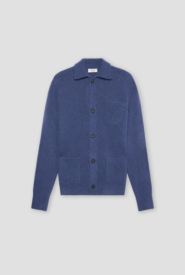 Giacca camicia in lana e cashmere ROYAL RED - Ferrante | img vers.1300x/